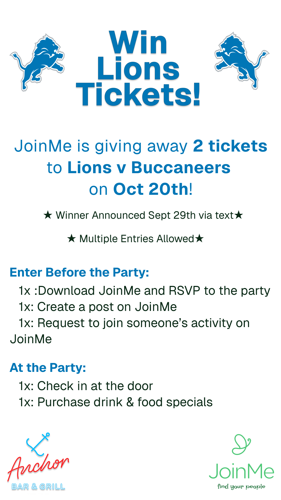Detroit Launch Ticket Giveaway